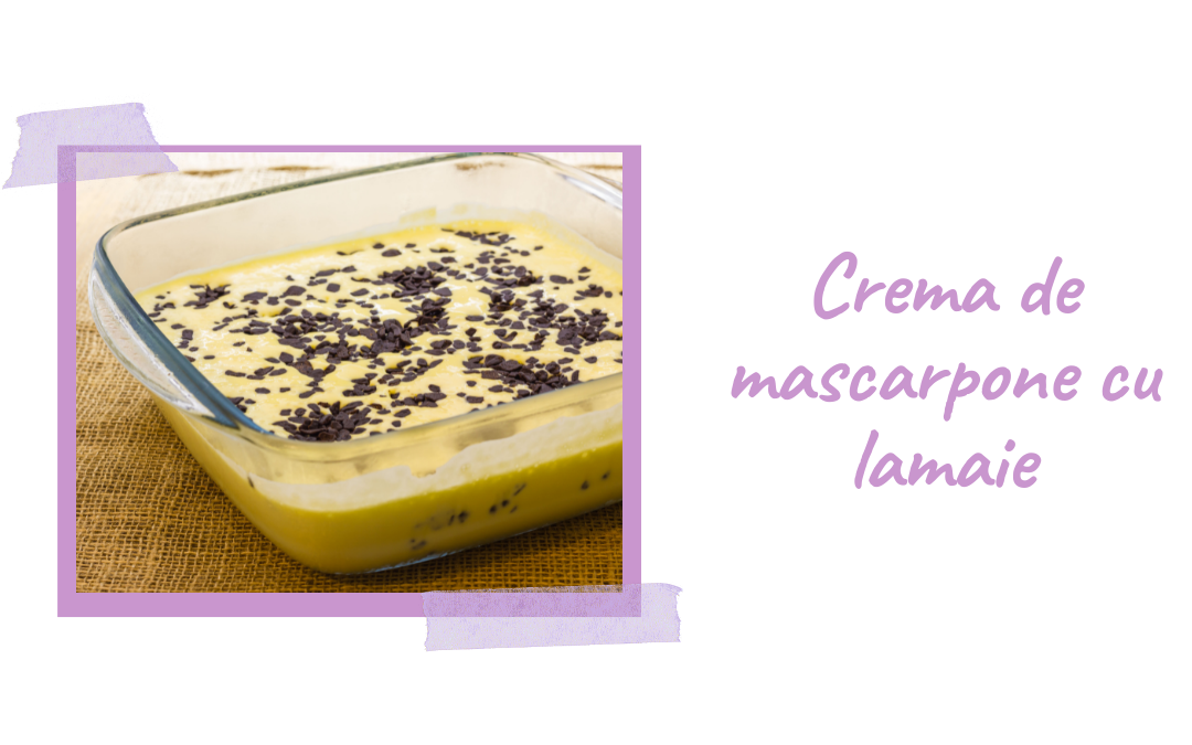 Crema de mascarpone cu lamaie