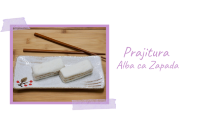 Prajitura Alba ca Zapada