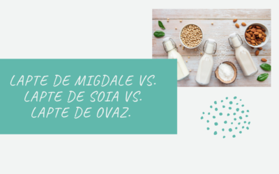 Lapte de migdale vs. lapte de soia vs. lapte de ovaz.