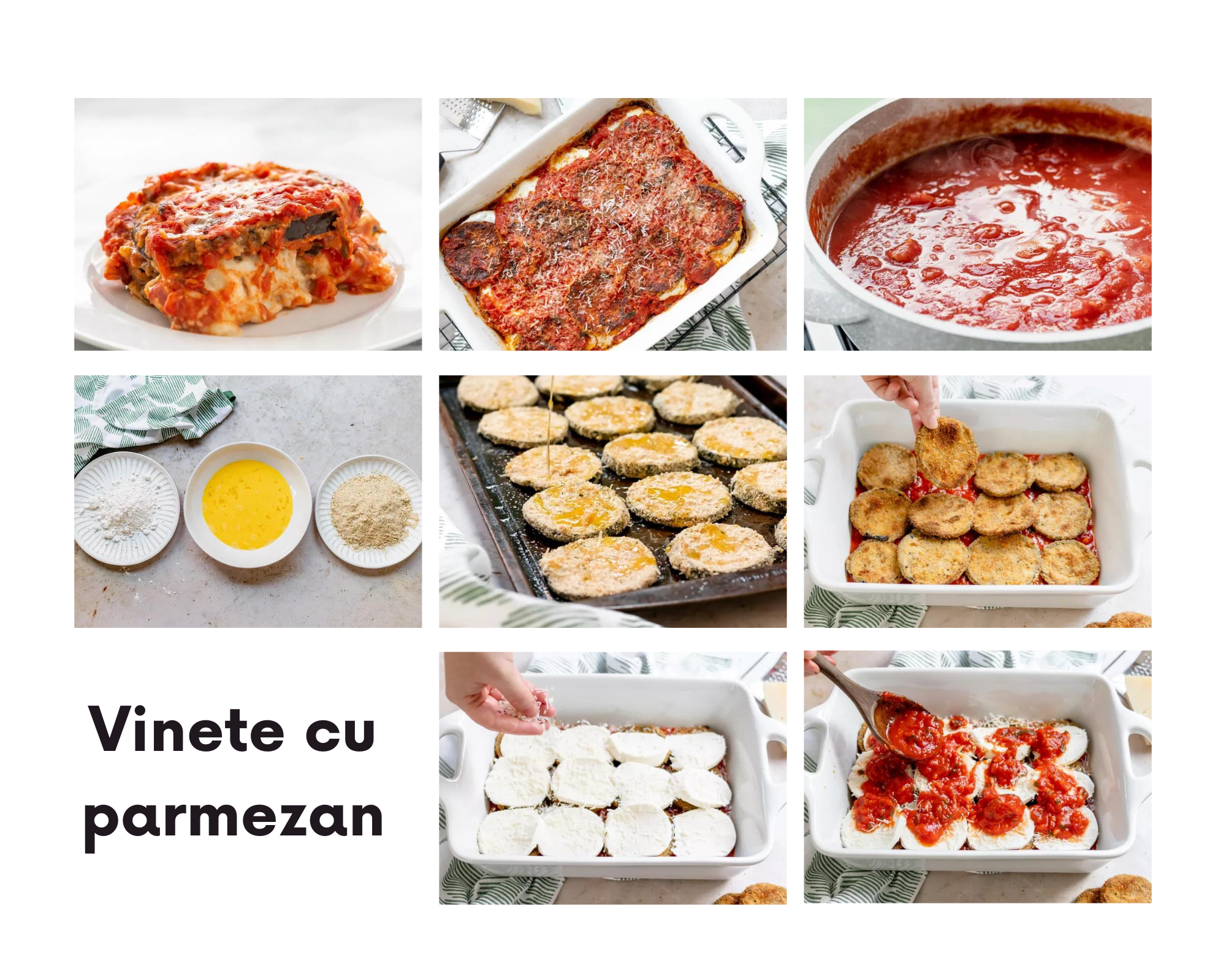 Vinete cu parmezan